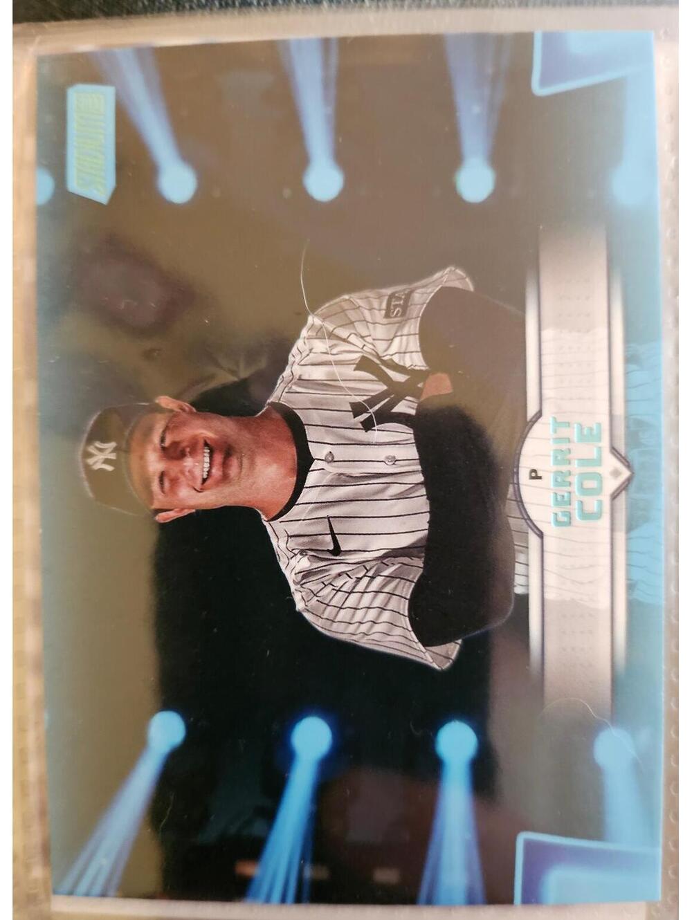 Gerrit Cole -  2025 Stadium Club #140 Blue Lasers - New York Yankees